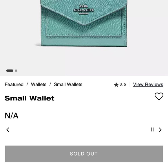 Coach Light Green Women's Wallet - Picture 7 of 7